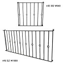 【安心サポート付】アイアン　アンティーク面格子 小花【S：W940 】【L：W1870 】　おしゃれ　DIY | 新築・リフォーム