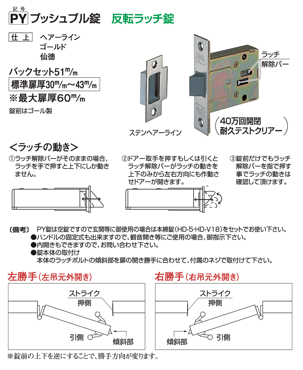【玄関プッシュプルハンドル】（両面用）空錠付　全長500mm　ドリンコート把手　抗菌ドアハンドル PushPull 取替え リフォーム 玄関ドアバーハンドル nakasa-10004486 窓工房 ナカサ サンプル画像2