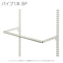 壁面収納 パイプセット シングル W450 壁収納 ダボレール シェルフ 壁付け 棚柱 棚受け DIY バー 什器 パイプ 棚割り ディスプレイ クローゼット|...