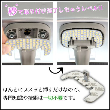 \青くない白色発光!初心者でも取り付けカンタン♪/ LEDルームランプ 前席用 エブリィ バン DA64V DA17V エブリーバン フロント 前部 前 T10 ソケット ホワイト DR DG DS NV100 クリッパー スクラムバン ミニキャブバン エブリイバン バン カスタム パーツ