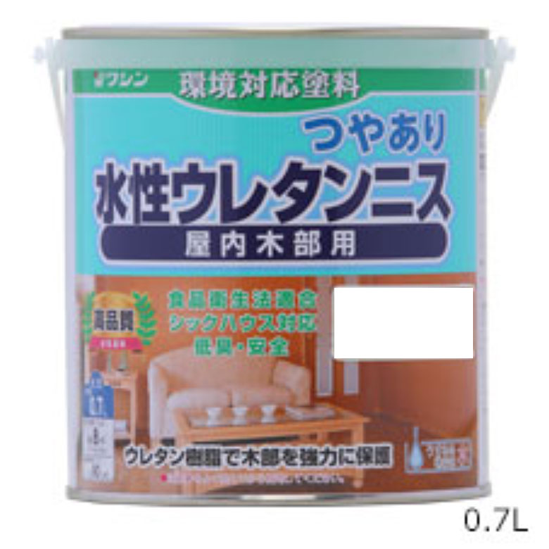 和信ペイント　水性ウレタンニス　0.7L ローズ