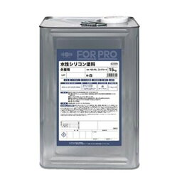 ニッペホームプロダクツ FOR PRO 水性シリコン塗料 15kg 白 業務用 屋外 建築 防かび 防藻 水性塗料