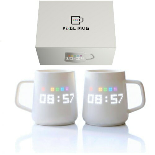 樂天商城 - ピクセルマグ PixelMug P1 マグカップ 磁器 徳化白磁 175ml コップ タンブラー ピクセルアート アプリ連動 LED ディスプレイ カスタマイズ 記念日 誕生日 プレゼント ギフト 贈り物 お祝い インテリア デスク オフィス コーヒー お茶 おすすめ 人気 【基本宅配便送料無料】