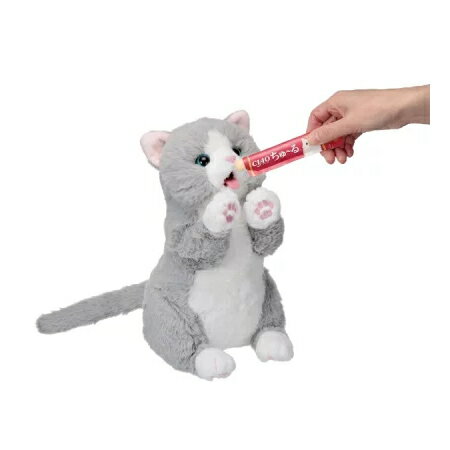 樂天商城 - ぬいぐるみ ねこ おもちゃ いなばペットフード ちゅ～るちょうだい！ぺろりーにゃ 玩具 猫 電子ペット こども 孫 お誕生日 プレゼント 贈り物 ギフト おすすめ 猫のおもちゃ 動くぬいぐるみ 対象年齢3才以上 【基本宅配便送料無料】