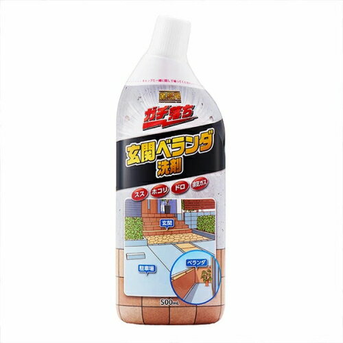 業務用ガチ落ち玄関ベランダ洗剤 500ml 洗剤 クリーナー 弱アルカリ性 玄関 ベランダ 駐車場 洗浄 スス..