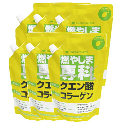 【基本宅配便送料無料】 【6袋】 燃やしま専科 レモン風味 500g入り 6袋 