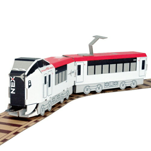 ※3個までゆうパケット送料240円※ 『ハコモ ハッピーレール 成田エクスプレス E259系　 鉄道 電車 新幹線 自由工作 段ボール ダンボール 工作キット』