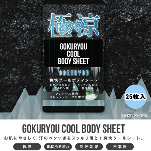 ボディシート 素肌EVE KISS 極涼ボディシート 25枚入 cool クール メントール 夏 熱さ対策 スポーツ アウトドア 汗 ベタつき 爽快 保湿 ヒアルロン酸 肌 優しいコンパクト 持ち運び 日本製 おすすめ 人気 【ゆうパケット送料無料】 nakashop-10018216 癒しの村 サンプル画像2