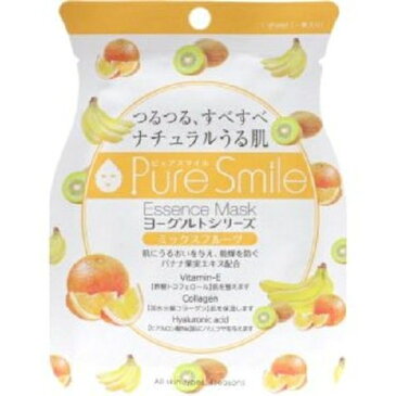 ※12個までゆうパケット送料200円※ 『エッセンス マスク ヨーグルト シリーズ　ミックスフルーツ （ Mix Fruits ）　【1枚入】 ( Essence Mask Yogurt Series ) 【Pure Smile (ピュア スマイル)】』