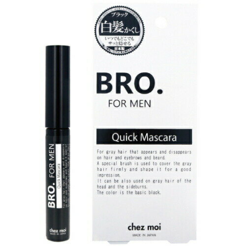 ※ゆうパケット・定形外郵便送料無料※ 『BRO. FOR MEN Quick Mascara マスカラ　ブラック 6g』