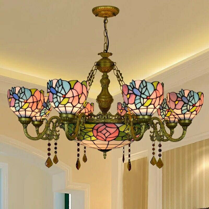 ステンドグラス．ペンダントライト．...