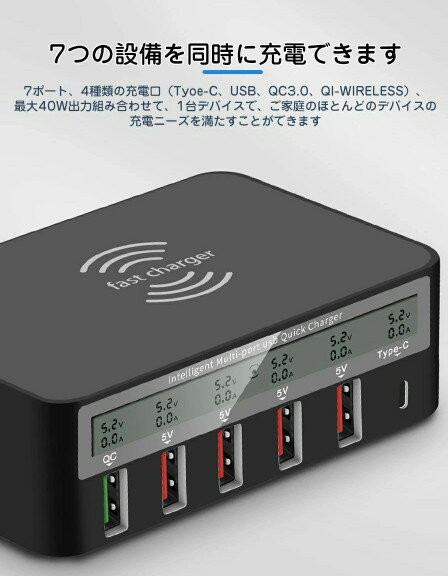 多摩電子工業 コンセントチャージャー キューブ型 スマートパワーセレクト 抗菌加工 合計最大出力2.4A USB-A×2ポート TA77UQW