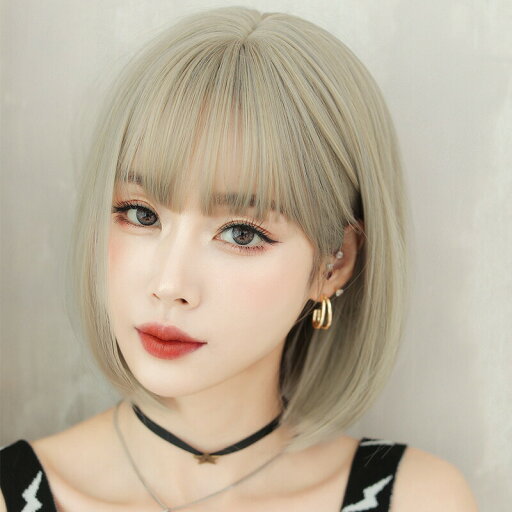 ウィッグ セミロング ミディアム ボブ フルウィッグ かつら レディース ぱっつん前髪 医療用 可愛い 小顔 原宿 自然 日常 耐熱 ウィッグ セミロング ミディアム ボブ フルウィッグ かつら レディース ぱっつん前髪 医療用 可愛い 小顔 原宿 自然 日常 耐熱