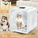 【マラソン★P10倍+最大2000円クーポン】【新商品】ドライヤーハウス ペット ドライヤー ボックス ペット用ドライルーム 大容量62L 多頭対応 猫 犬 乾...