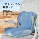 腰クッション 低反発 座布団 腰痛対策 ランバーサポート 一体型 椅子クッション 骨盤クッション 腰ケア 人間工学 お尻クッション 仙骨クッション シートクッシ...