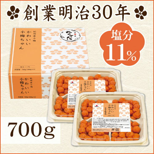 中田食品 梅干し 紀州産小梅 かわいい小梅ちゃん 700g 減塩 塩分11%