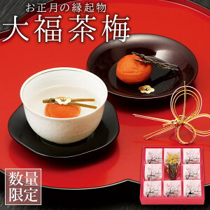 【数量限定】大福茶梅（おおぶくちゃうめ）8粒入 梅干し 塩分22％ お歳暮 冬ギフト