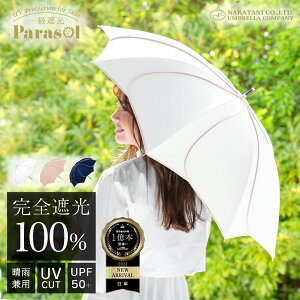 【二度見するほど美しい花びら 日傘 】 完全遮光 遮光率 100％ UV カット 長傘 晴雨兼用 レディース 女性 用 おしゃれ かわいい 可愛い シンプル 花 花びら傘 サイズ 軽量 安い 耐風 プレゼント " 送料無料 " あす楽