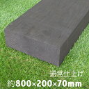 枕木 【薄い枕木】アプローチやウッドデッキ風仕上げに最適。薄いのに安定感あり!耐朽年数約20年◎白アリ対策済 国産枕木 杉材 新品 天然木 防腐防蟻処理済品約8...