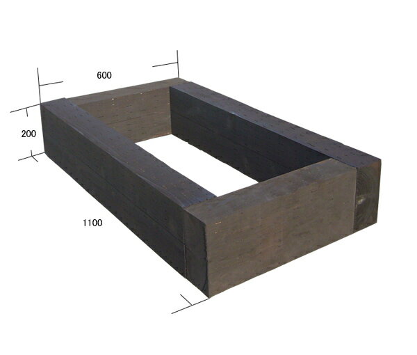 花壇枠セット 横型【防腐防蟻処理済】