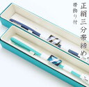 【特別価格】ガラス帯留付き バイカラー正絹三分紐 帯締め