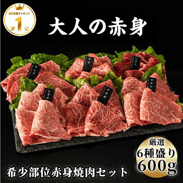 楽天赤身肉専門店　red-meat厳選赤身牛焼肉セット 6種盛り合わせ 約600g 牛肉 焼肉セット 赤身肉 焼肉 肉 焼肉赤身 送料無料 お肉ギフト ハラミ 赤身焼肉セット 焼肉6種盛り 赤身 領収書 焼き肉 焼肉セット国産 焼き肉セット