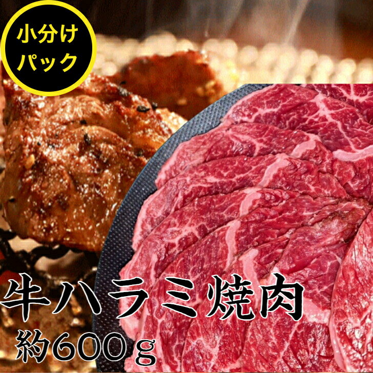 牛ハラミ焼肉 約600g 送料無料 焼肉 焼き肉 ハラミ 赤身肉 牛肉 肉 牛ハラミ 焼肉セット赤身 焼肉セット 焼き肉セット 焼肉ハラミ ハラミ小分けパック