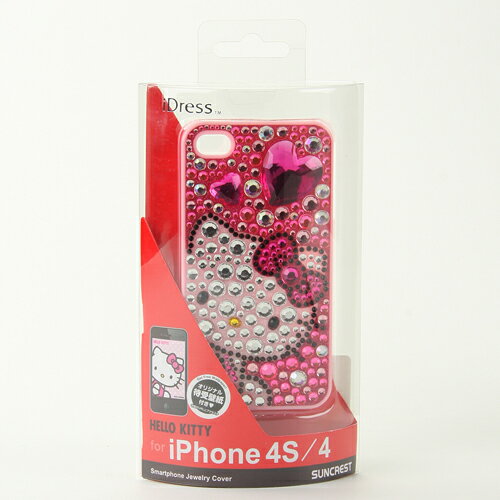 【超特価】サンリオ ハローキティIDRESS　iPhoneケース　ピンクキティのIphone4　IPHONE4Sカバーです《お買い物合計金額5,250円で送料無料！》