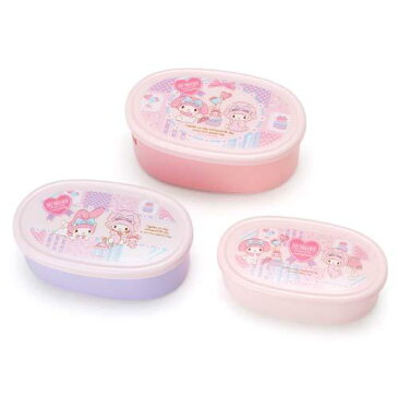 Sanrio(サンリオ)マイメロディ3PランチBOXパッチワーク★この商品は日本国内販売の正規品です★《お買い物合計金額6,500円で送料無料!》