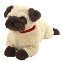 【癒し系ぬいぐるみ】ひざわんこパグベージュ★この商品は日本国内販売の正規品です★《お買い物合計金額6,800円で送料無料》