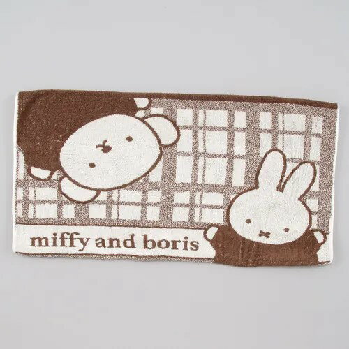 miffy(ミッフィー)のびのびタオルピローケース ミッフィー＆ボリス柄★この商品は日本国内販売の正規品です★《お買い物合計金額6,800円で送料無料》