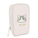 フォンダンピュール コンパクトポーチ ネコ★この商品は日本国内販売の正規品です★《お買い物合計金額6,500円で送料無料》(4)