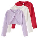 【期間限定45%OFF】ボレロ 子供 キッズ 入園 入学 バレエ フォーマル 結婚式 こども用 黒 白 紫 ピンク 綿100% ベビードレス ベビー服 カーディ...