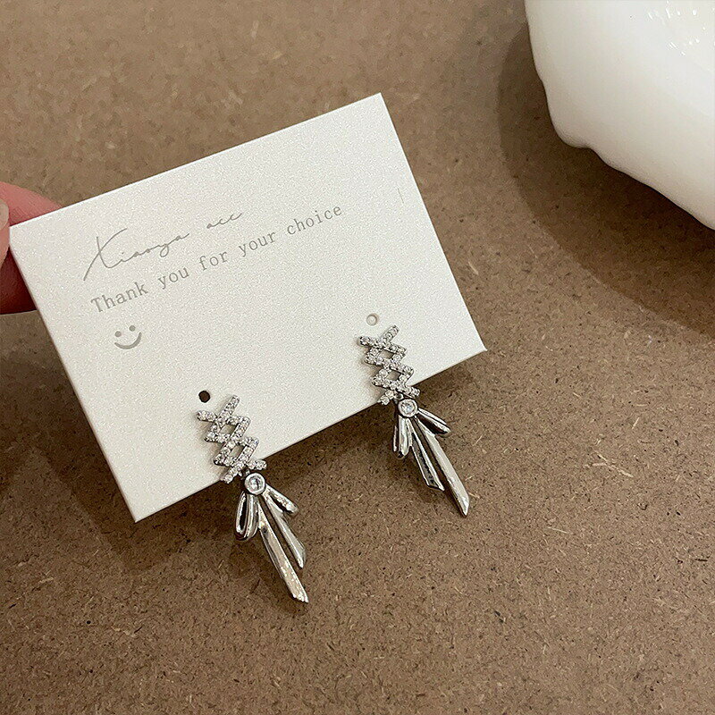 蝶結びピアス デザイン アクセサリー レディース シルバー925ポスト 韓国ファッション
