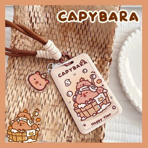 カピバラ 定期入れ コイル 付き シングル パスケース ピン ク ワーナーブラザース マリモ ク ラフト ICカードケース 女の 子 かわいい カピバラ 定期入れ コイル 付き シングル パスケース ピン ク ワーナーブラザース マリモ ク ラフト ICカードケース 女の 子 かわいい