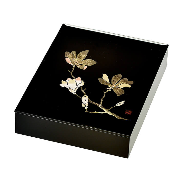 黒 10.0 平文庫 こぶし 内布貼り 木質繊維(MDF)製 カシュー塗装 誕生日 お祝い返し お悔み返し プレゼント ギフト【21-13-2】