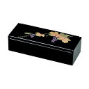 黒 長角ジュエリーBOX ぶどう ABS樹脂製 カシュー塗装 会津塗り 会津漆器【21-21-10】(4)
