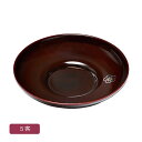 溜 4.0 だるま 茶托 彩梅 5客 セット ユリア樹脂 カシュー塗装 会津漆器【21-45-7】