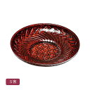 鎌倉 カゴメ茶托 5客セット 小皿 ユリア樹脂製 ウレタン塗装 会津漆器【21-46-9】