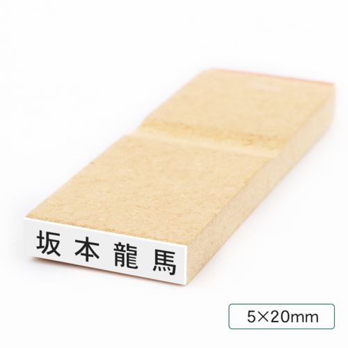 大量注文可能！印鑑/ゴム印/お名前スタンプ /おなまえスタンプ/漢字/ひらがな/片假名/ゴム印慶弔/氏名印/入園 入学にも/おなまえスタンプ♪お名前スタンプ/おなまえポン/氏名印/科目印/漢字タイプ　エコ台木サイズ：5×20mm 15級5号5倍　送料無料【WZ】