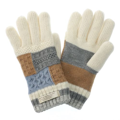 パッチワークニット手袋★この商品は日本国内販売の正規品です★《お買い物合計金額3,980円で送料無料！》