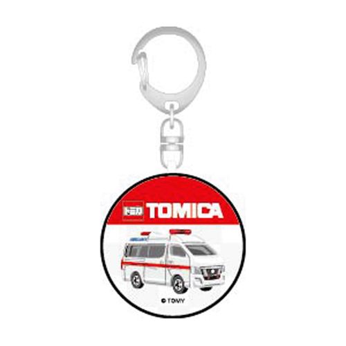 アイテム：トミカ 防犯ブザー 救急車 サイズ：本体サイズ：約46mm 素材・原材料名・成分：ABS／PETG／金属 【チェックポイント】 ■トミカシリーズの防犯ブザーです。 ■本体を引っ張ると音が鳴ります。 ■ブザー音を止めるときはピンを押し込んでください。 ■出力音量：約85dB（前方1m地点にて計測） ■連続吹鳴時間：約20分（VINNIC製CR2032型電池使用、試験温度25℃） ■電池：CR2032型×2個（テスト用電池付属） ■画像は、実際の商品のお色に出来る限り近付けるよう努力をしておりますが、ご使用のモニターなどにより、違いが生じる事がありますことを予めご了承下さい。 ■仕入れ先の関係上、他店舗と在庫を共有している為、ご注文が集中した場合やご注文を頂いたタイミングによっては在庫切れとなりご注文商品をお届けできない場合が御座います。もちろん欠品・完売の場合には出来る限り迅速にメールもしくはお電話にてご連絡させていただきます。上記が万が一起こってしまった場合は、どうかご容赦いただきますようお願いを申し上げます。 ■この商品は、メール便(一部定形外郵便)なら"全国一律送料250円"でお届けいたします。メール便(一部定形外郵便)での配送をご希望のお客さまは配送方法で必ず"メール便(一部定形外郵便)"にチェックを入れて下さい。
