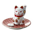 招猫香立・赤★この商品は日本国内販売の正規品です★《お買い物合計金額3,980円で送料無料!》|詳細画像