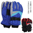 スキー手袋 カラー切替 子供 キッズ ジュニア 手袋 てぶくろ グローブ JUNIOR GLOVES 入園 入学 通園 通学 