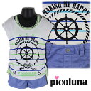 【訳アリ:在庫処分・汚れ 等】 PICOLUNA 女児水着 4点セット セパレート×カバーアップ×パンツ MAKING ME HAPPY 子供 キッズ 女児 ブランド 水着 130-160cm 入園 入学 通園 通学 【送料無料】