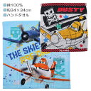 【訳アリ:日焼け 等】 プレーンズ PLANES ハンドタオル タオル 綿100% 約34×34cm 入園 入学 通園 通学 【送料無料(税込1000円のお買上...