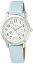 フィールドワーク 腕時計 アナログ フロート ホログラムプリント 革ベルト KDS010-4 ガールズ ブルー ..