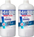 【大容量 2個セット】ビオレ ビオレガード 薬用泡ハンドソープ 無香料 つめかえ用 800ml × 2個(4)