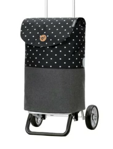 ショッピングカート 買い物 軽量 アルミ 頑丈 大容量 キャリーカート 【ドイツ製・正規品】 andersen alu star shopper Duko Black