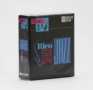 アルトサックス用リード リコ ジャズセレクトRico JAZZ SELECT10枚入りアンファイルド 【定形外郵便 4個までOK】【管楽器専門店】